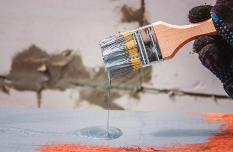 Pinturas Flores, Impermeaibilizaciones de alta calidad en Benicarló. Pintura impermeabilizante plateada.
